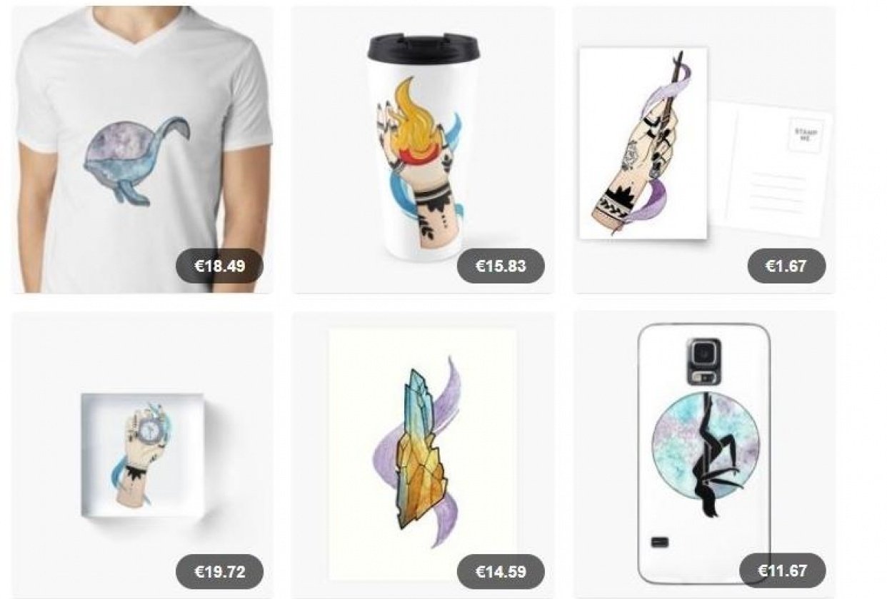 Redbubble Products! Skillshare Student Project
