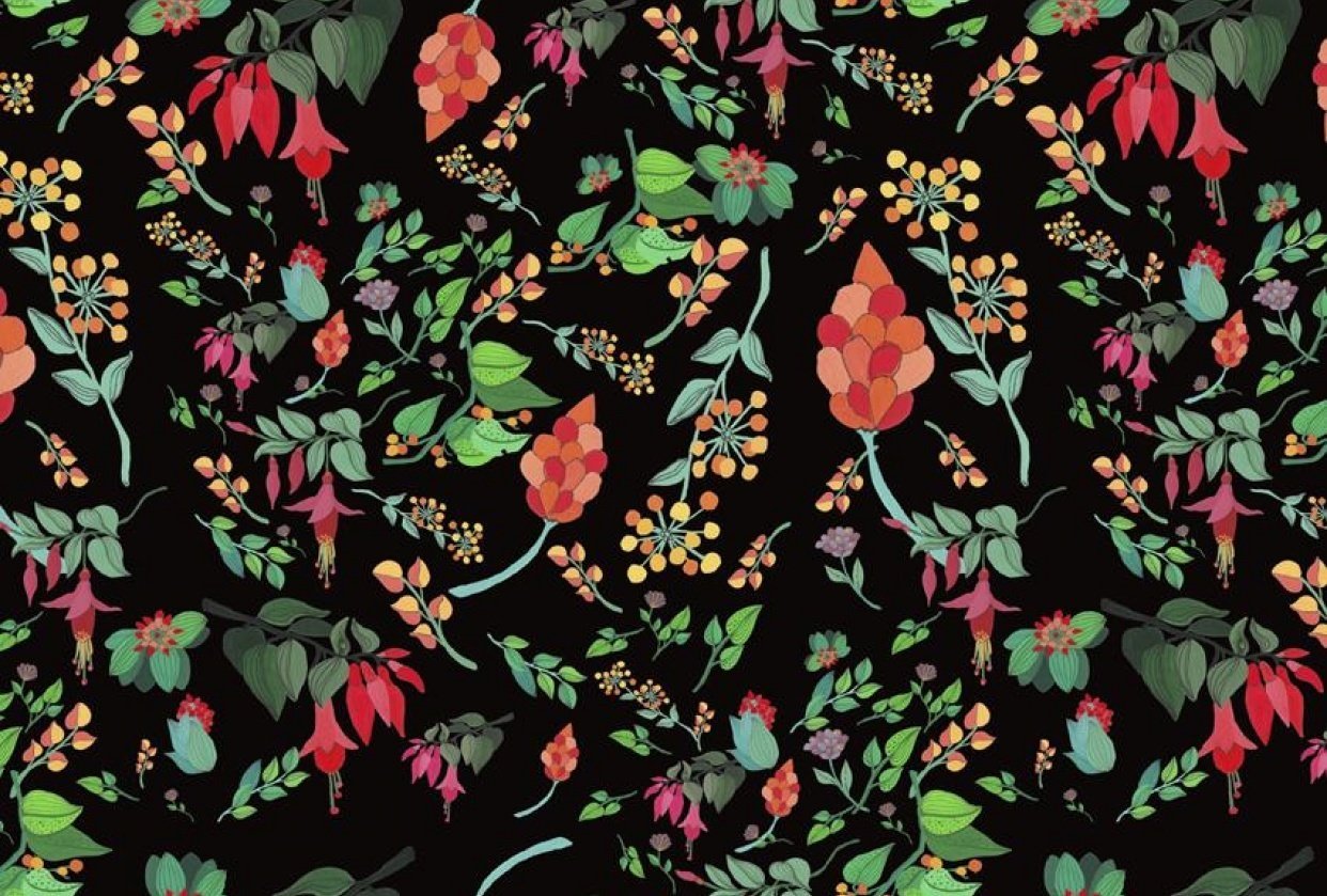 Floral pattern - student project