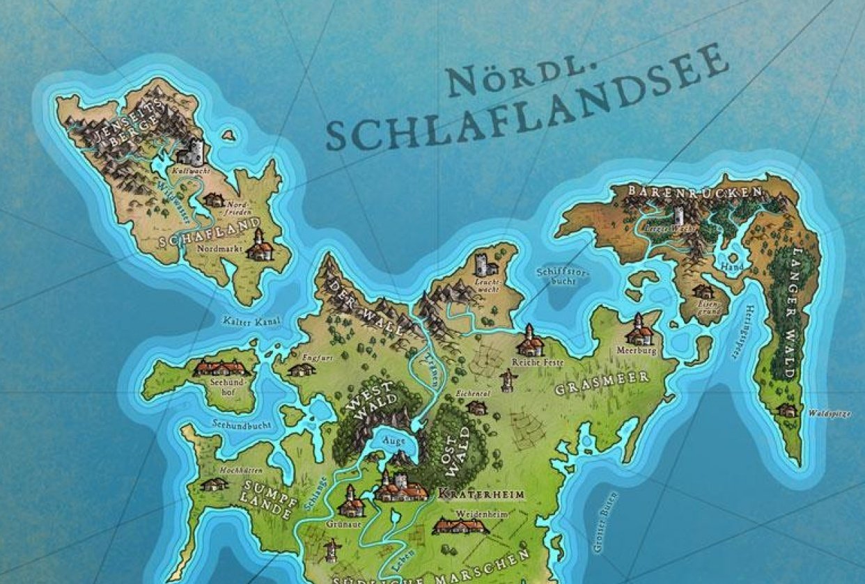 Map Drawing IV - Color and Shading | Skillshare Student Project