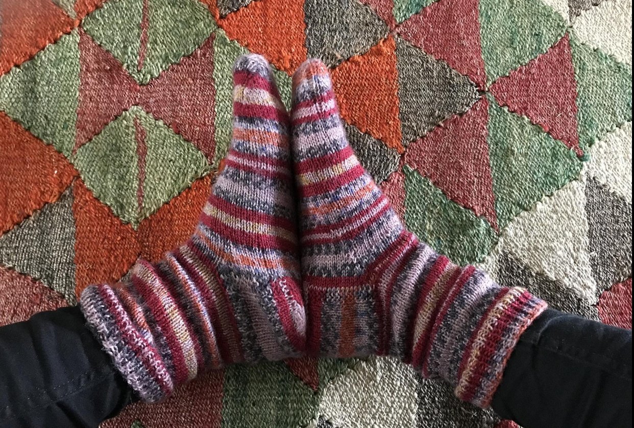Boho socks - student project