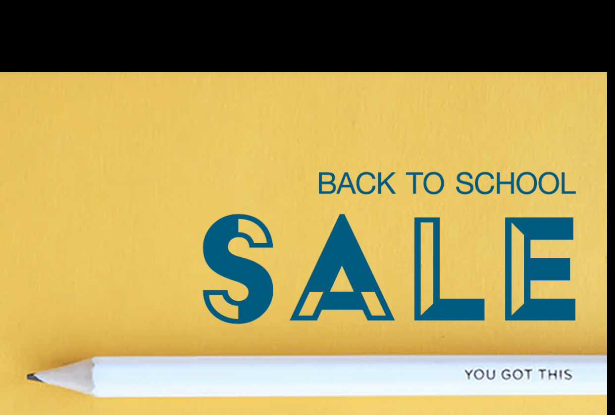 Back to school sale - student project