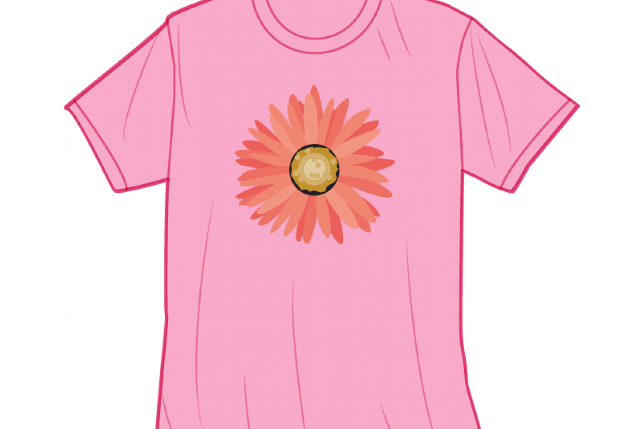Pink tee - student project