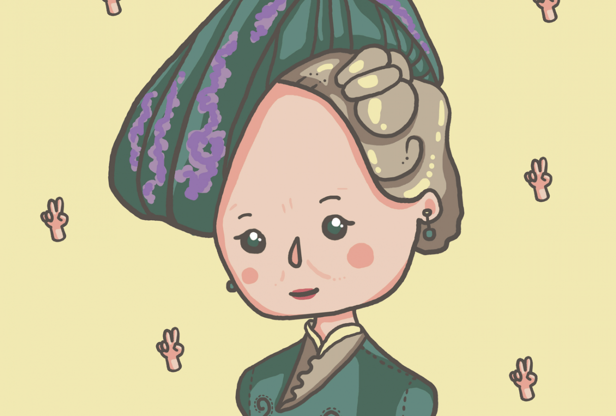 Lady Violet Crawley - student project