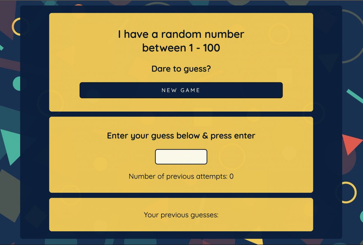 Numbers Game - student project