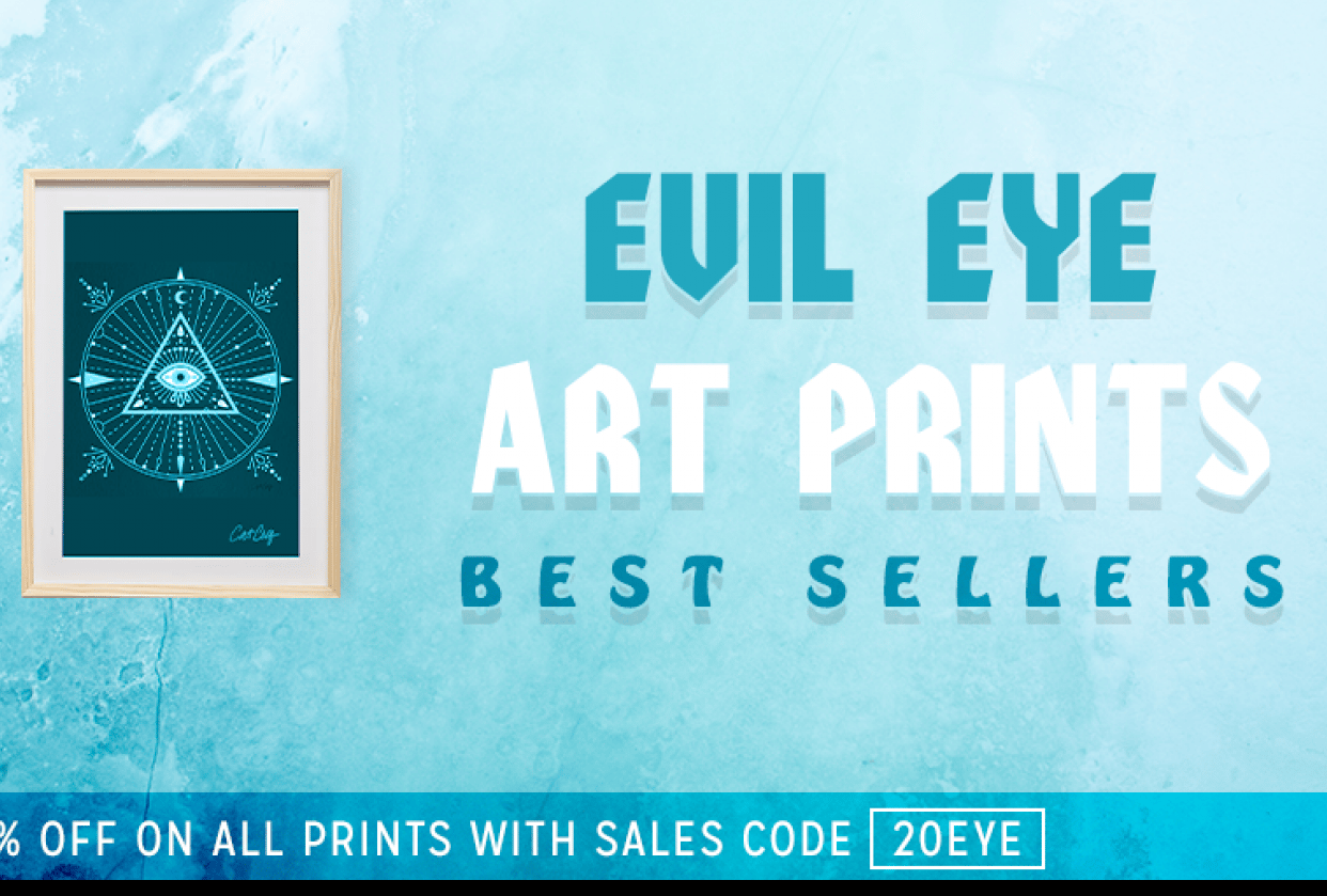 Evil Eye Web Ad Banner - student project