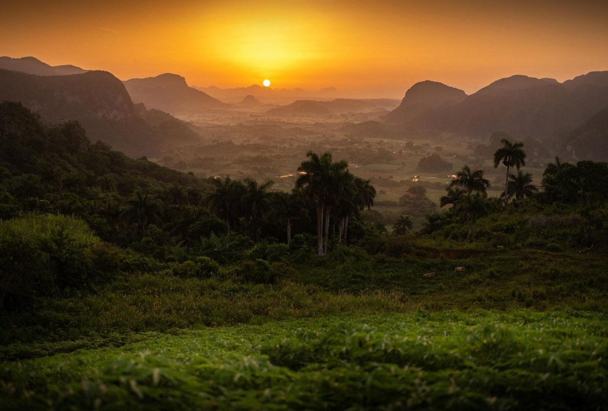 Sunrise in Cuba - student project