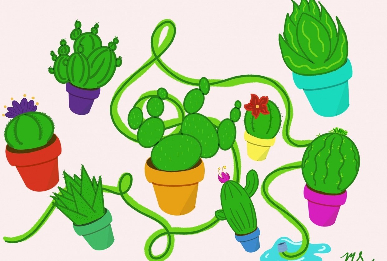 cactus-print-skillshare-student-project
