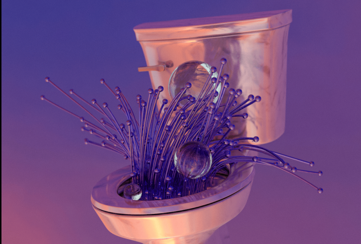 Abstract Toilet | Skillshare Student Project