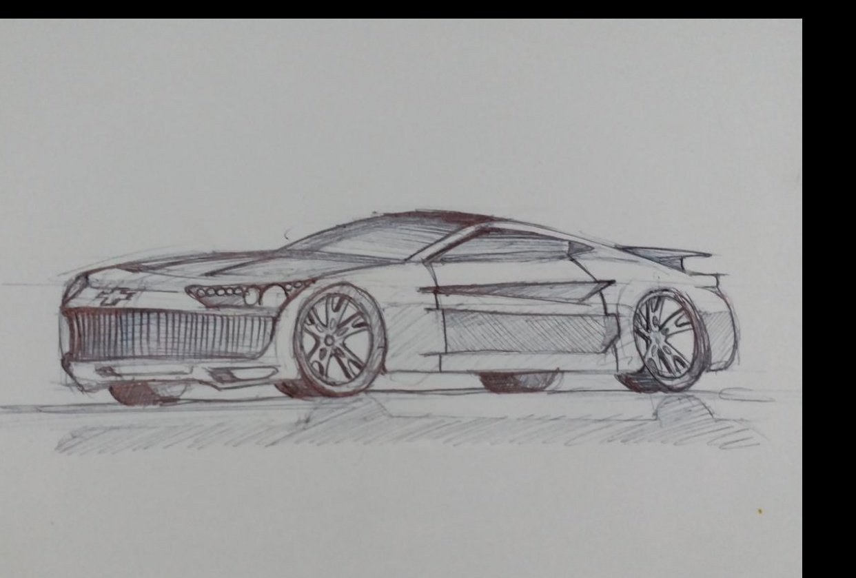 3-4th of my car design - student project