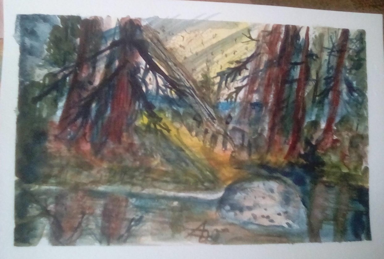 Muddy Forest 2and 1 - student project