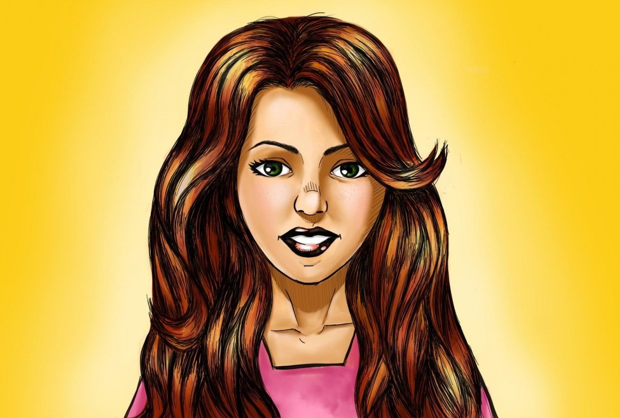 Comic style character - student project
