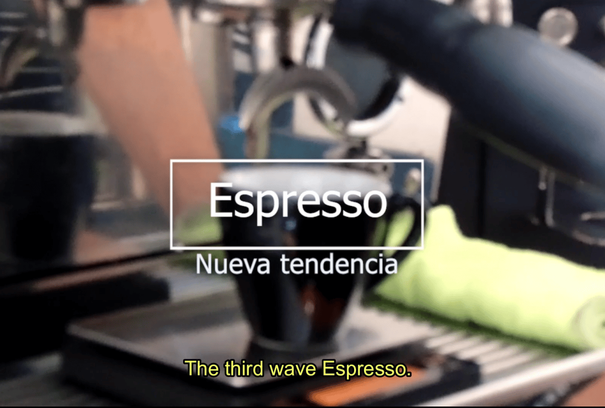 The third wave Espresso (after & before) - student project