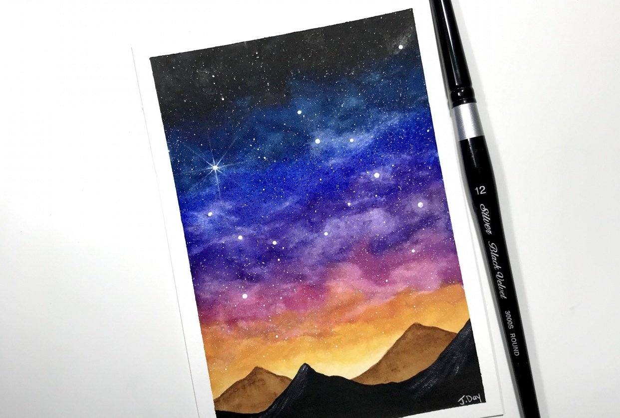 Starry Desert - student project