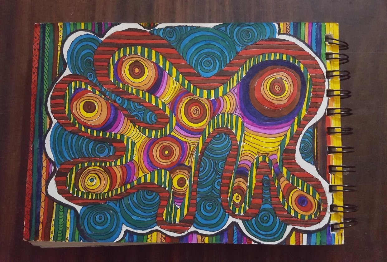 went a little colourful! - student project