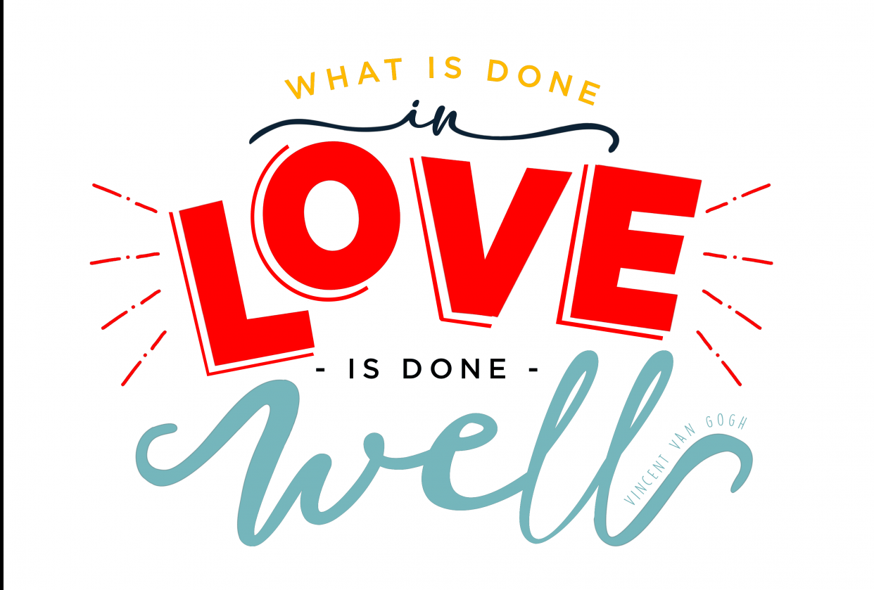 Quote from Vincent Van Gogh Skillshare Student Project