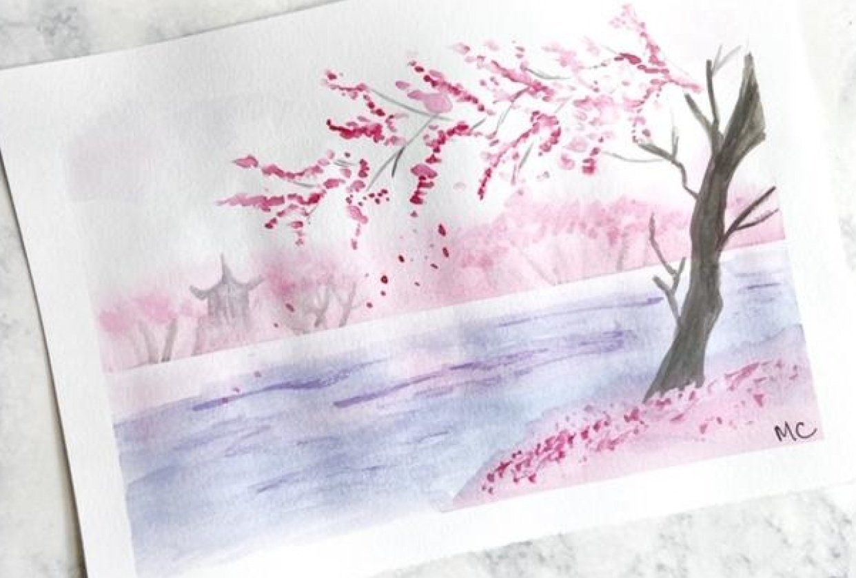 Cherry Blossom Tree Skillshare Student Project