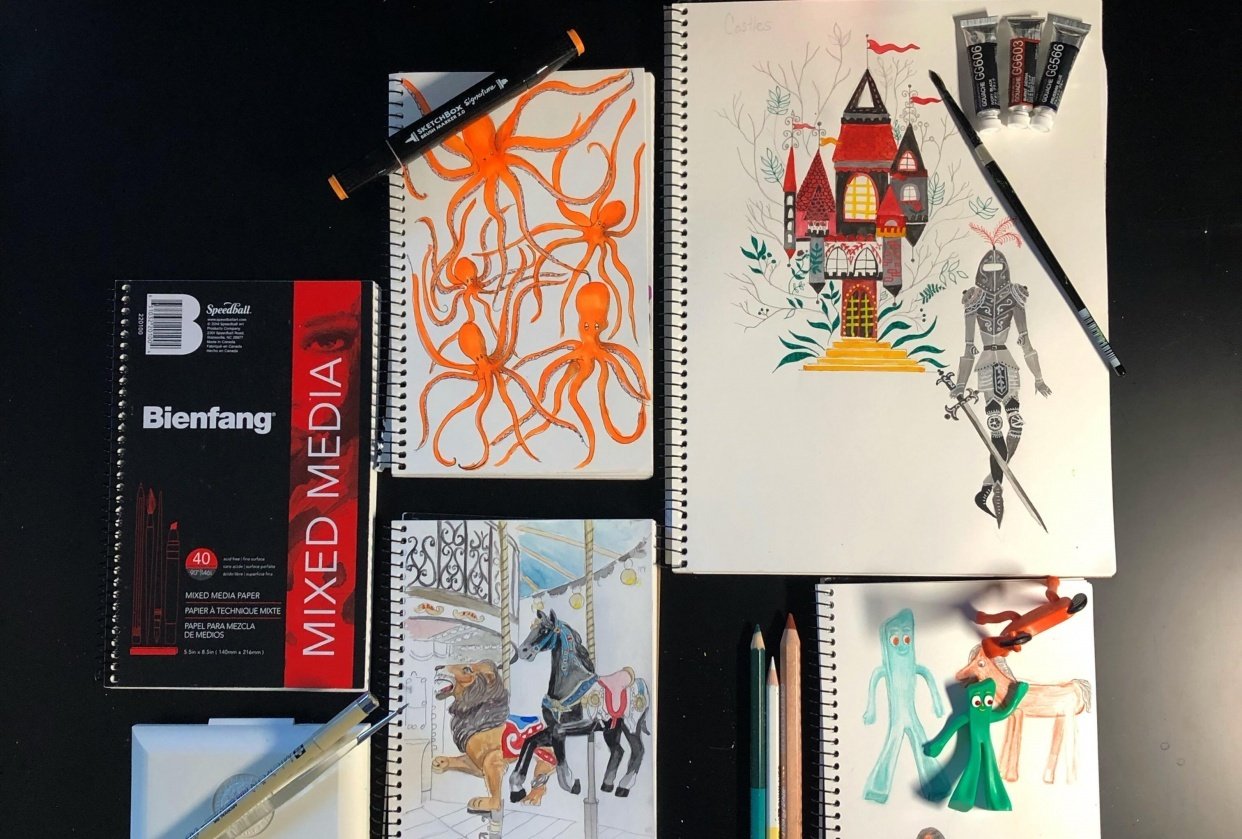 My Sketchbook Obsession. - student project