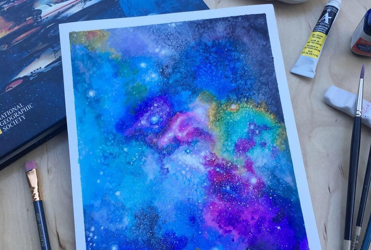 Projects for Modern Watercolor Class - student project