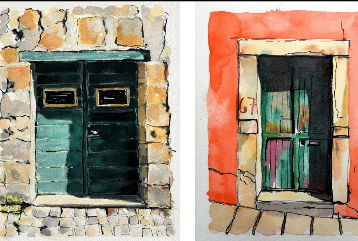 Painting Doors - student project