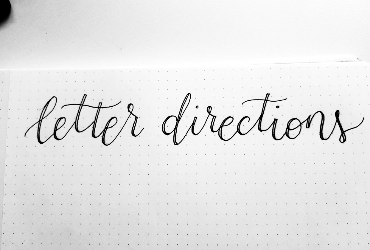 Letter direction - student project