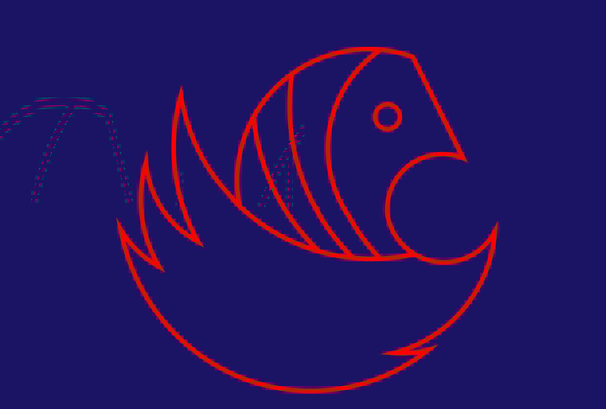 Minimalist Swan logo - student project