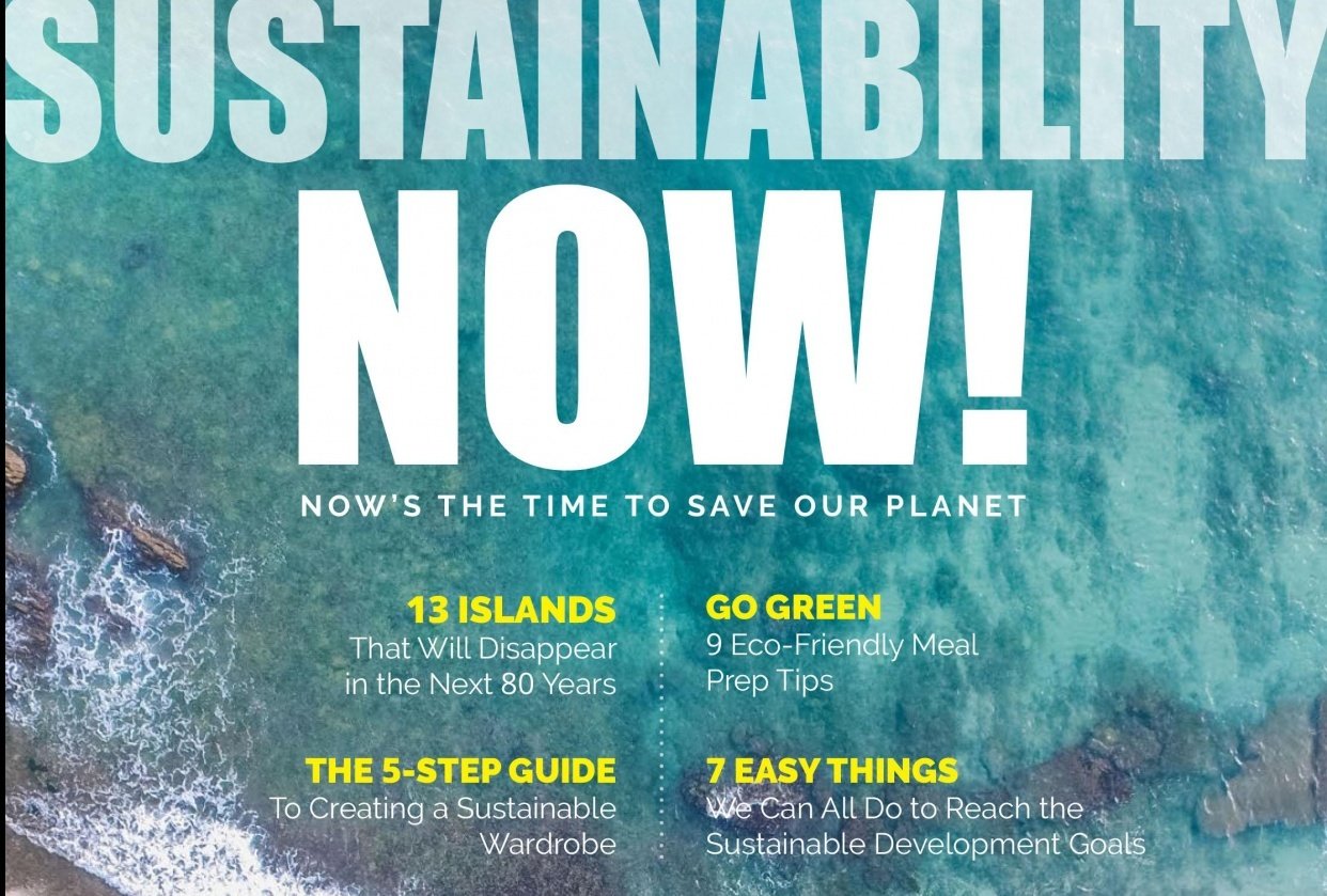 Sustainability Now! Magazine - student project