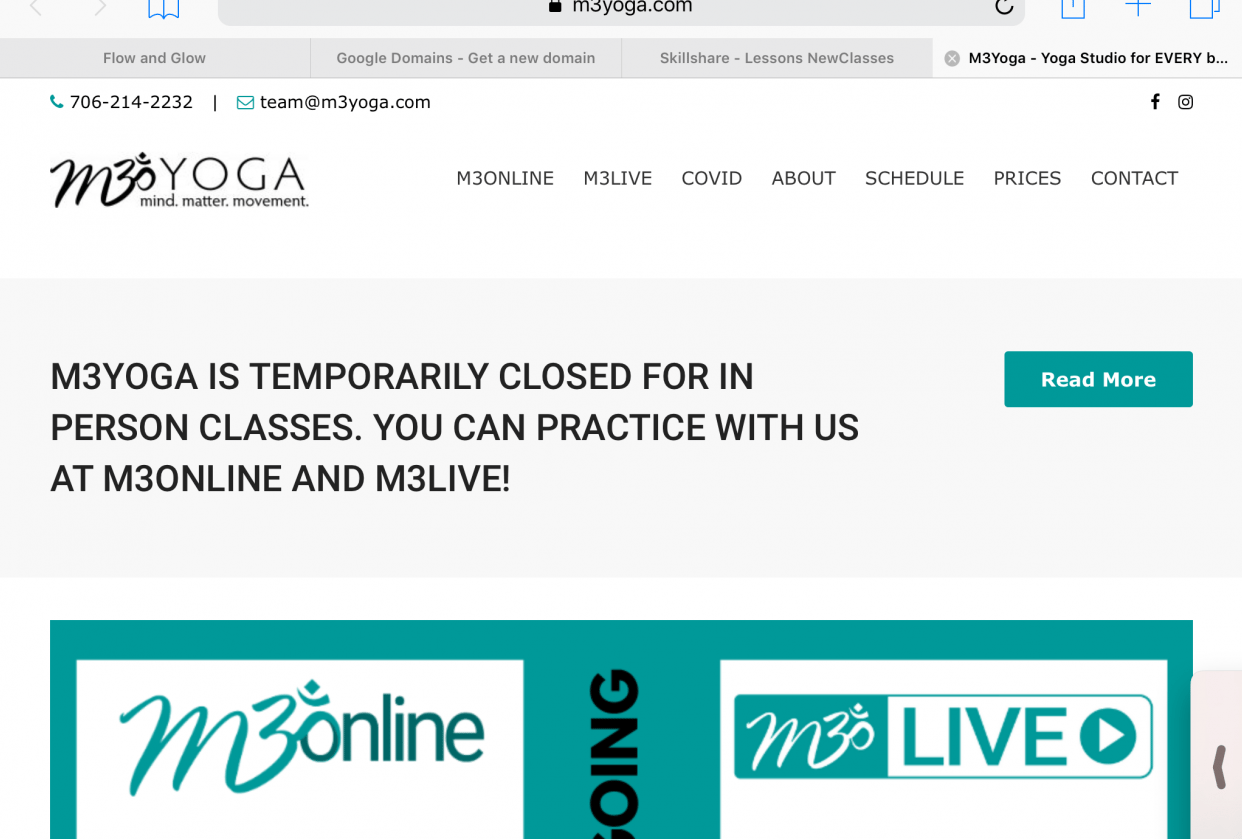 Website Inspiration - student project