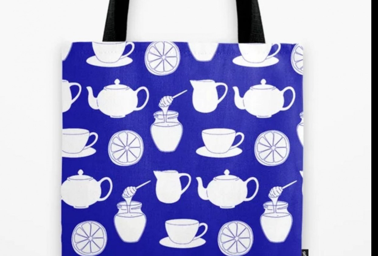 Tea time pattern - student project