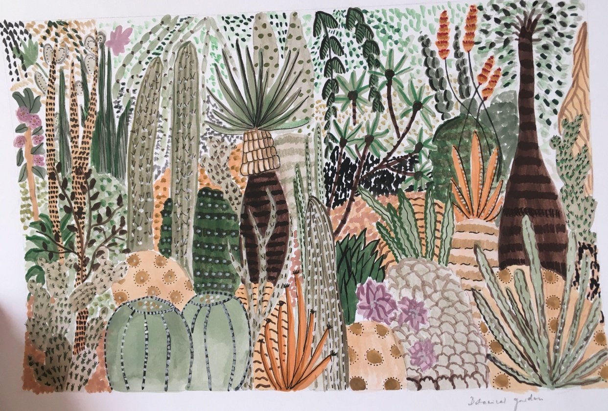 my botanical garden - student project