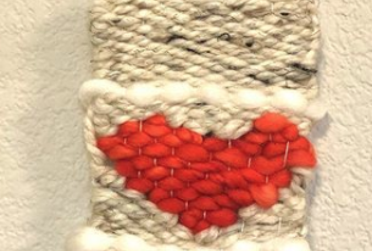 Weaving a heart shape Skillshare Student Project