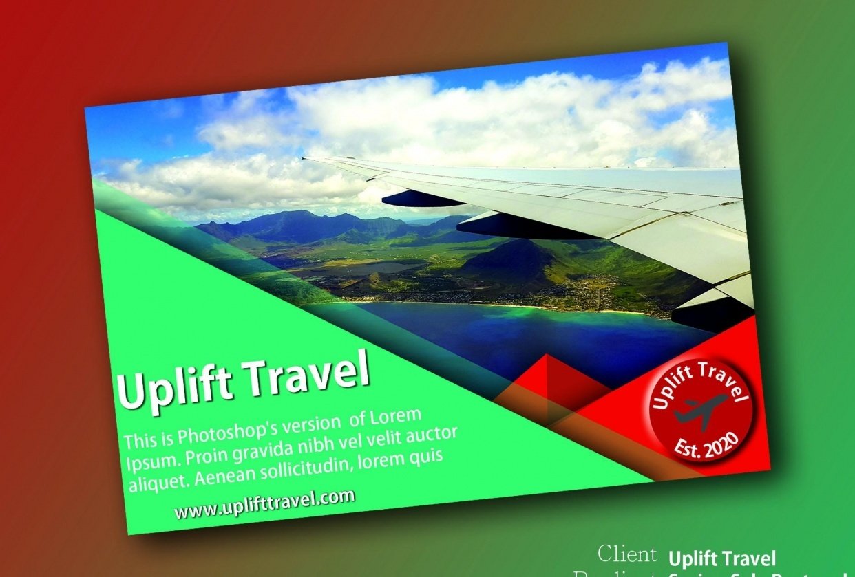 Uplift Travel Postcard Skillshare Student Project