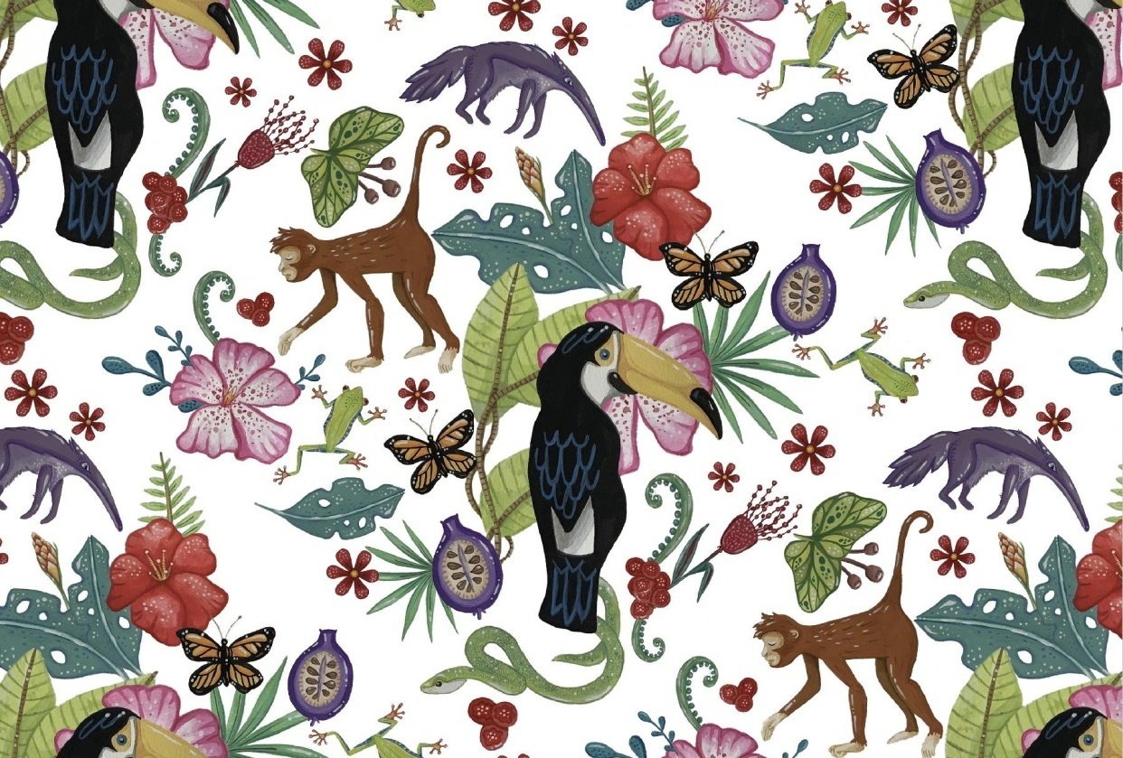 Jungle Half Drop Repeat Skillshare Student Project