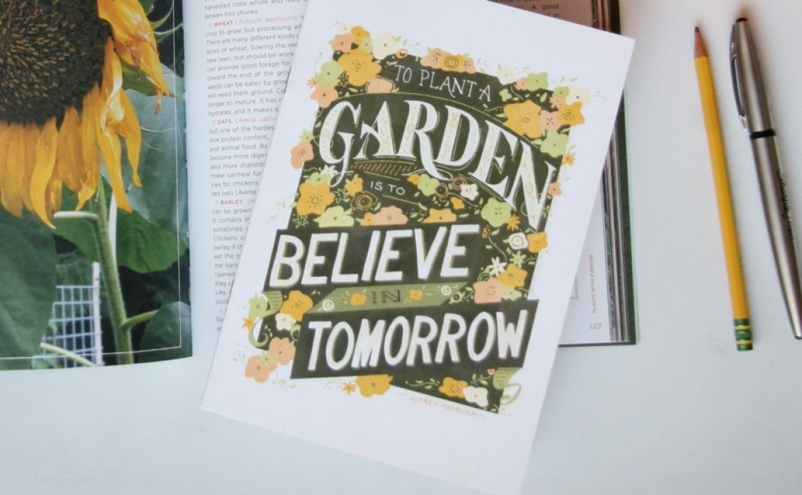 To Plant a Garden - student project