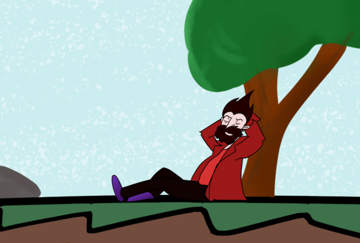 ToonBoom Reclined Animation Puppet - student project