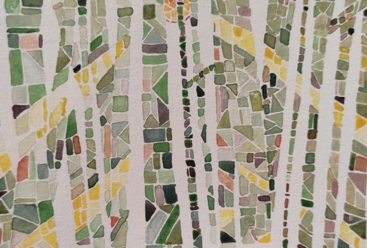 Wood mosaic Skillshare Student Project