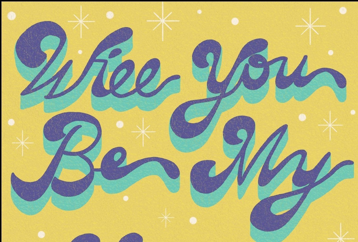 Will you be my yellow Skillshare Student Project