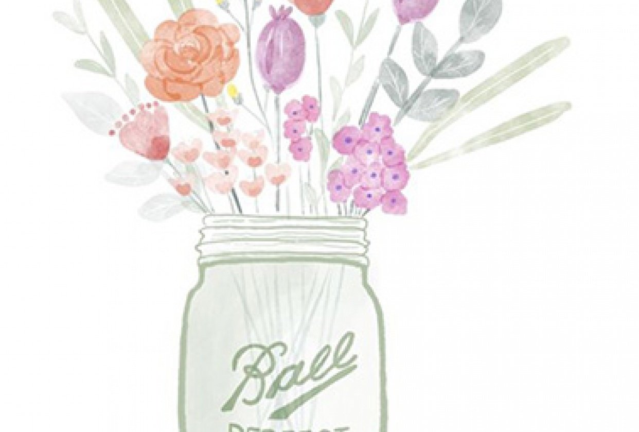 Mason Jar Flowers Skillshare Student Project