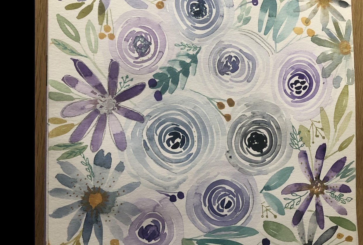Loose Watercolor Flowers Skillshare Student Project Loose Watercolor Flowers Skillshare Student Project