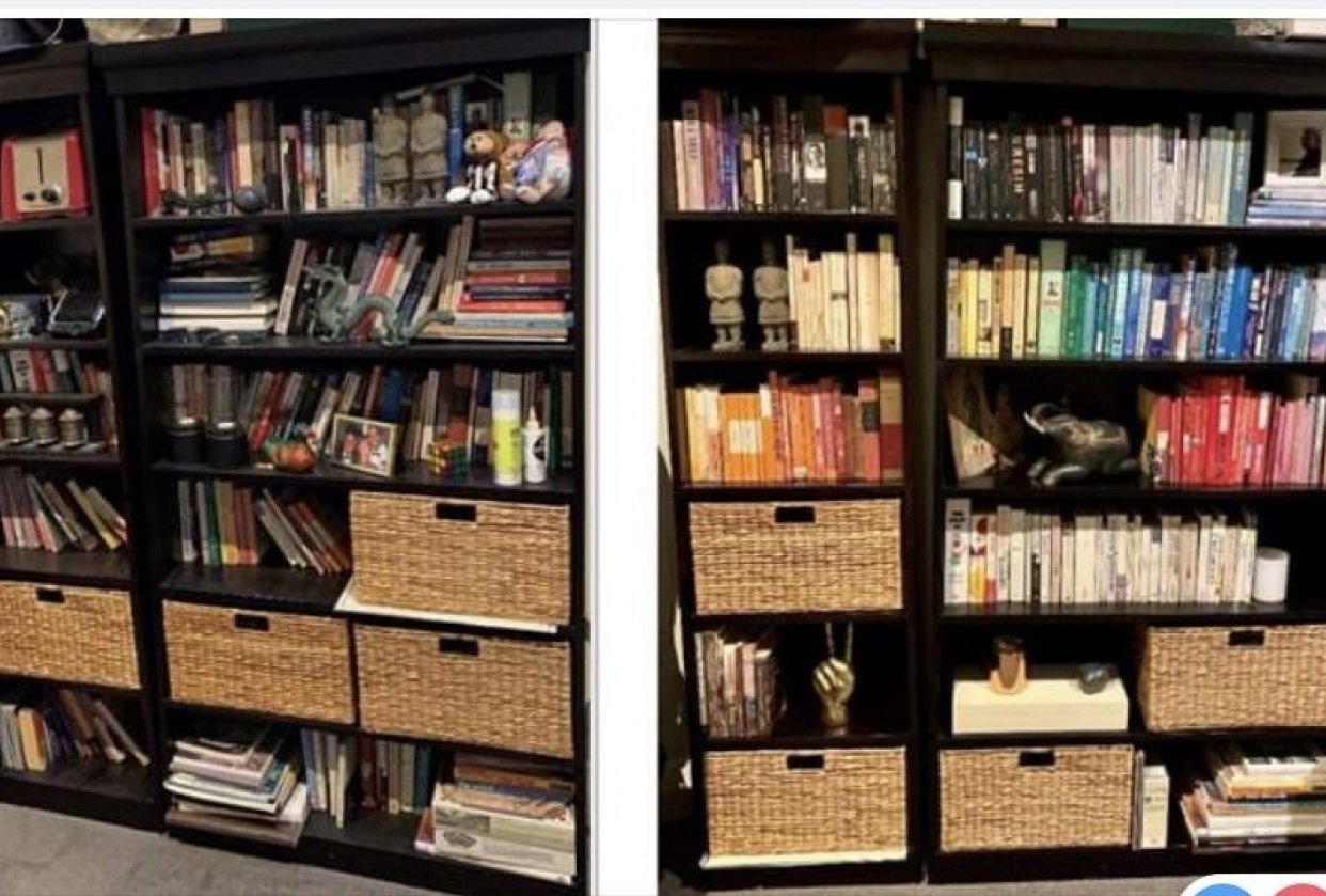 redesign bookcase Skillshare Student Project