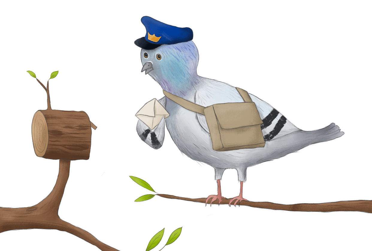 Carrier Pigeon & The Bear | Skillshare Student Project Carrier Pigeon & The Bear | Skillshare Student Project