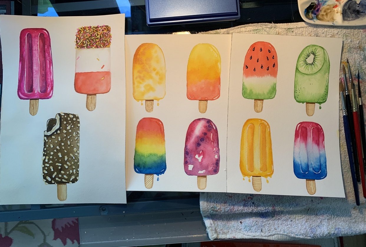 Ice Lollies Skillshare Student Project