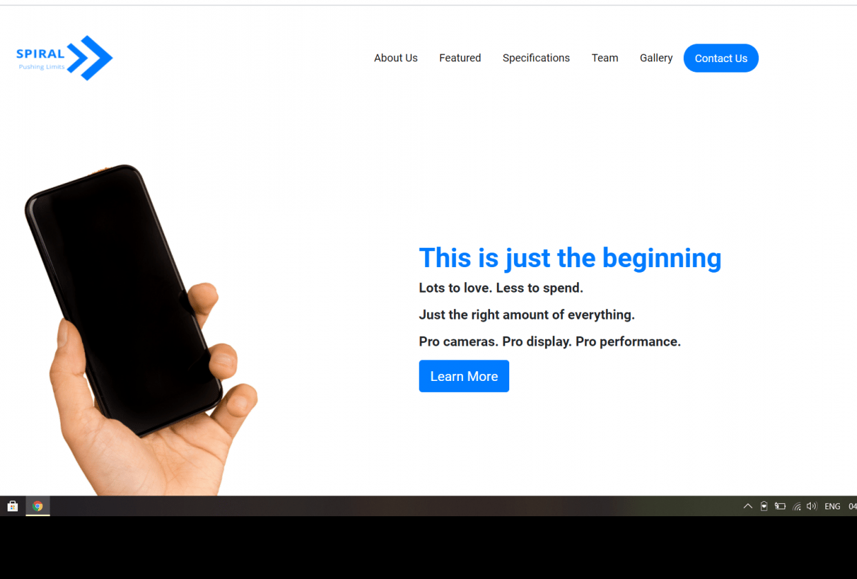 My first website using Bootstrap | Skillshare Student Project