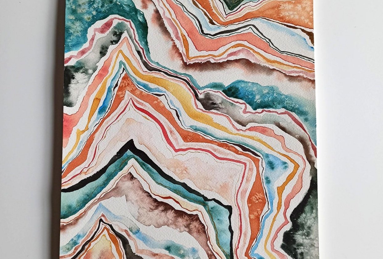 Abstract geode - student project