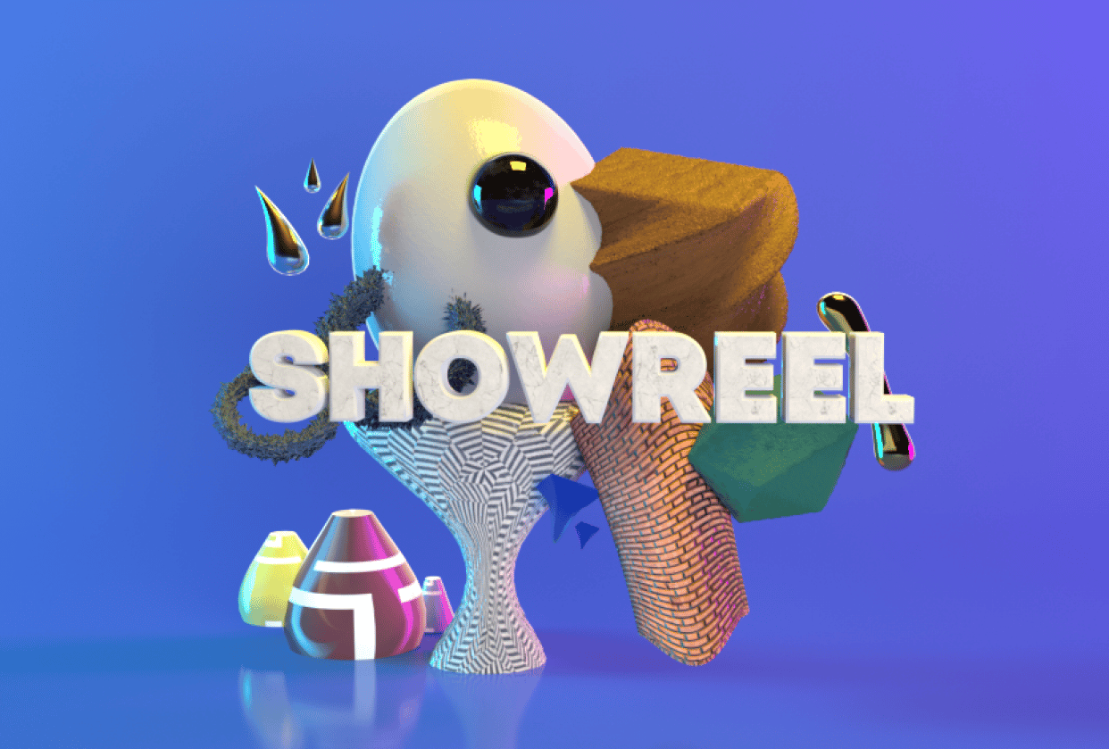 Showreel opener still - student project