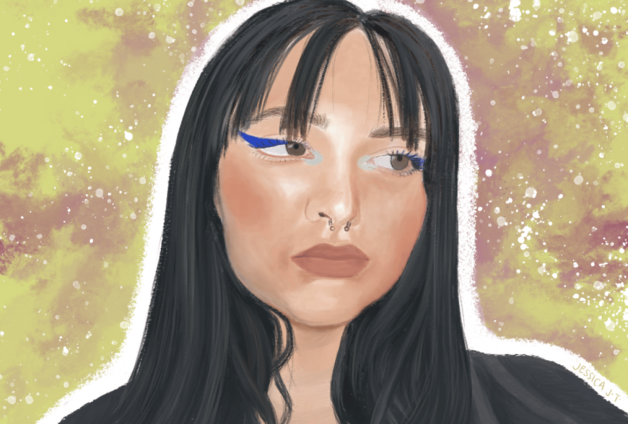 Experimenting with a digital oil style - student project