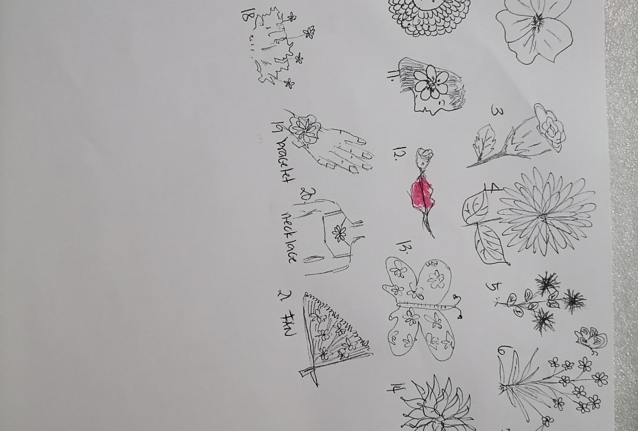 100 images Flower - student project
