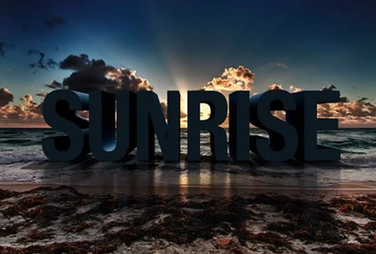 Sunrise - student project