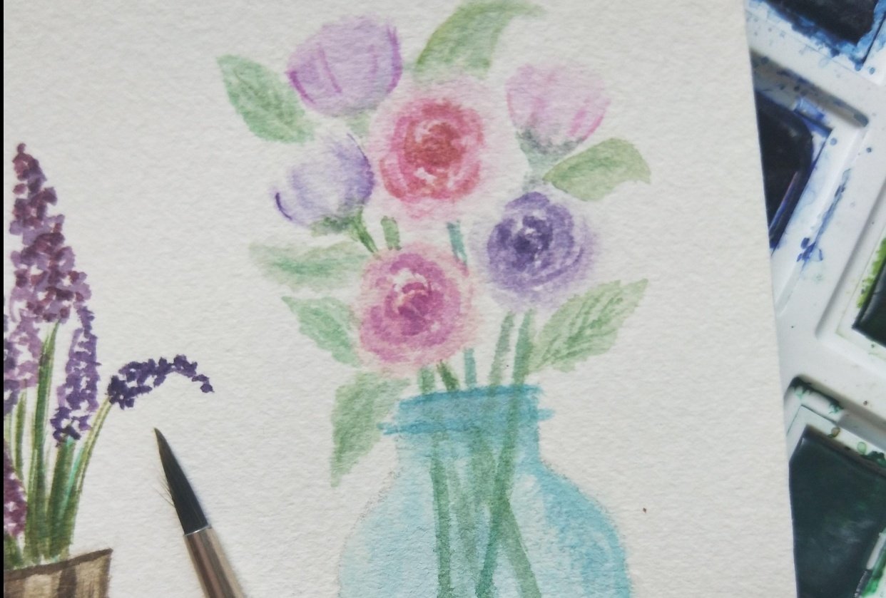 Mini roses Skillshare Student Project