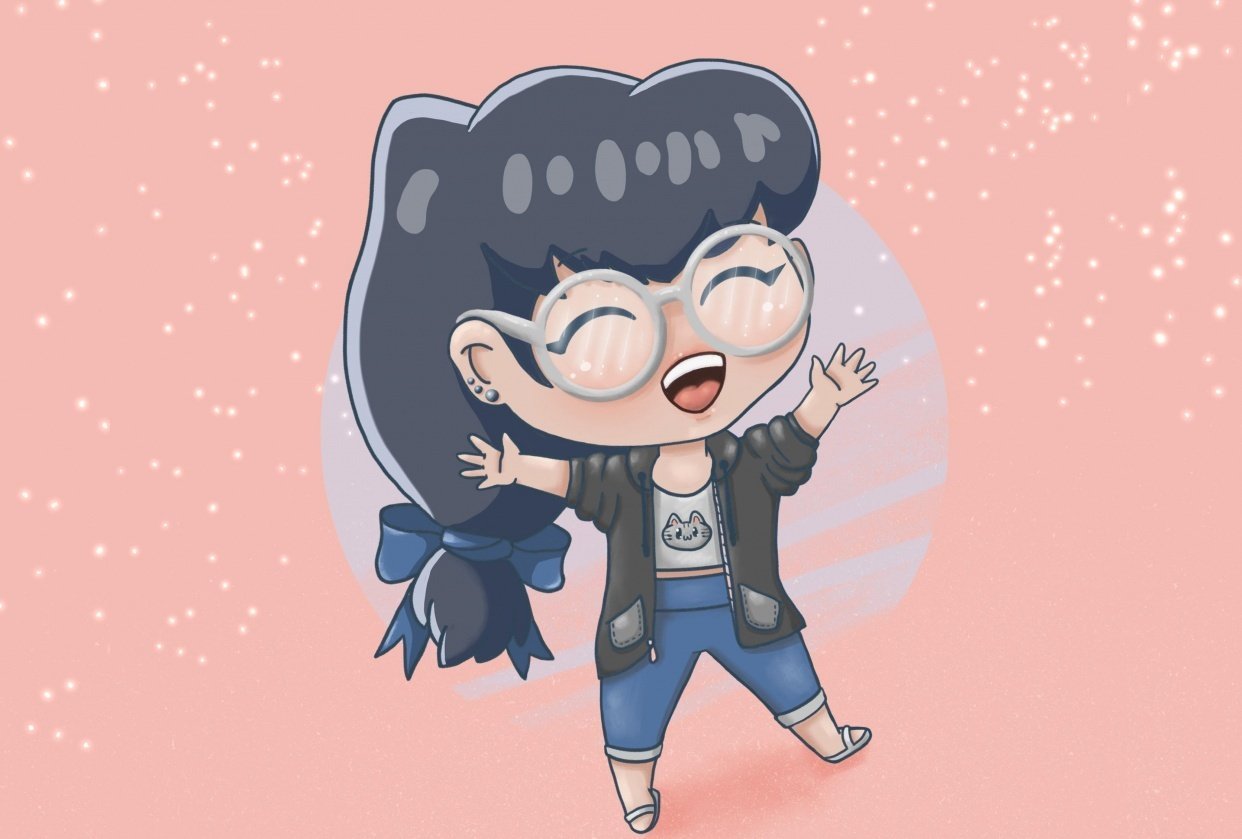 Purple Chibi - student project