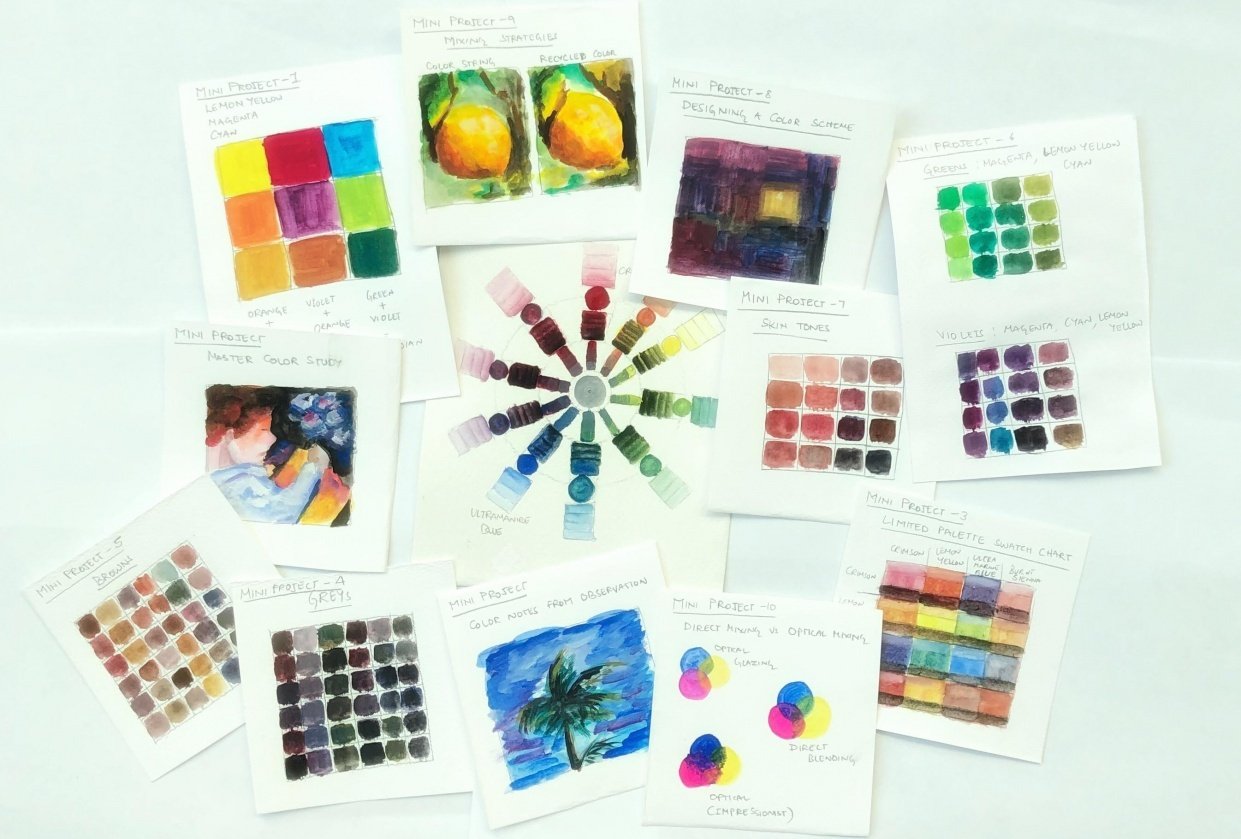 Master color with a limited Palette - student project